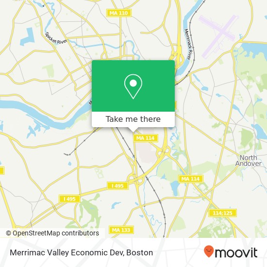 Merrimac Valley Economic Dev map