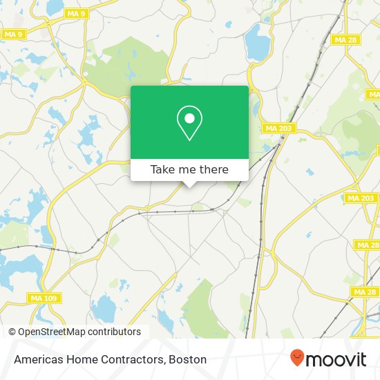 Mapa de Americas Home Contractors