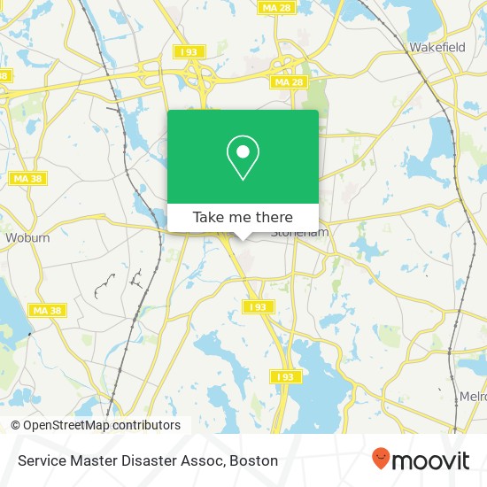 Service Master Disaster Assoc map