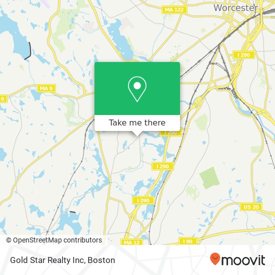 Gold Star Realty Inc map