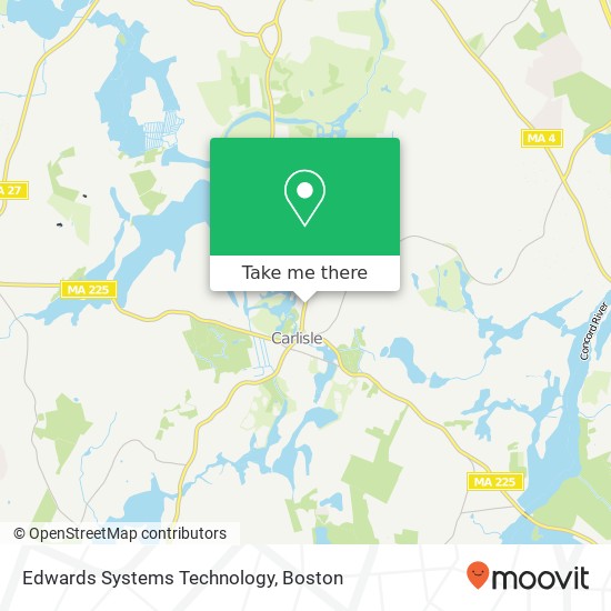 Mapa de Edwards Systems Technology