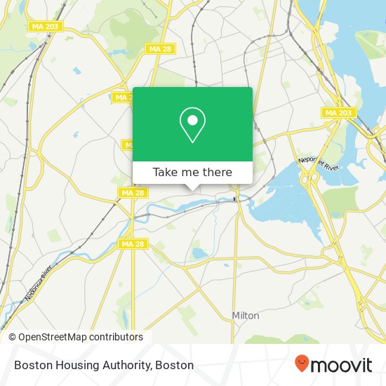 Boston Housing Authority map