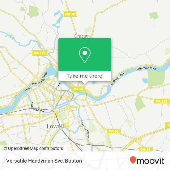 Versatile Handyman Svc map