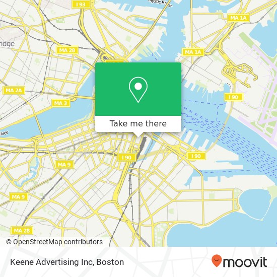 Mapa de Keene Advertising Inc