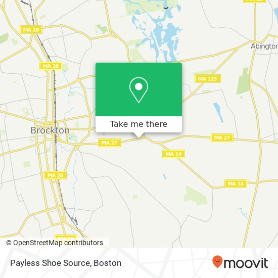 Mapa de Payless Shoe Source