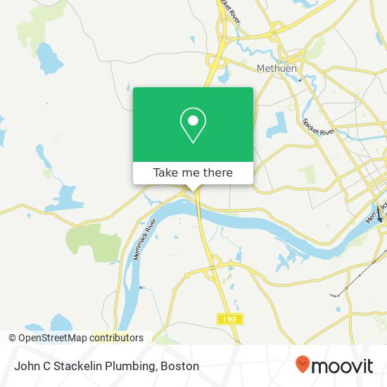 John C Stackelin Plumbing map