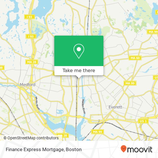 Mapa de Finance Express Mortgage