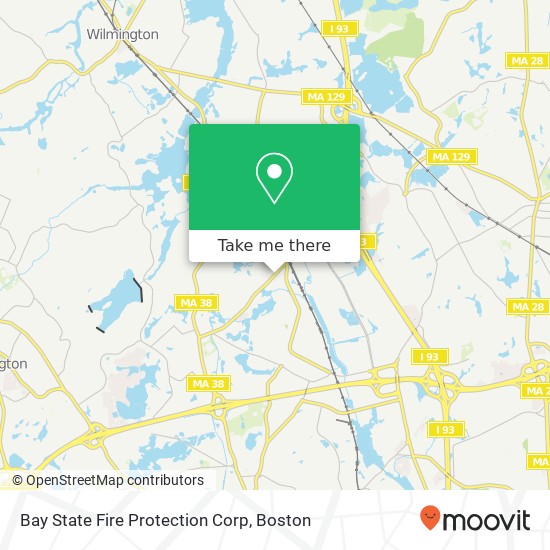 Bay State Fire Protection Corp map