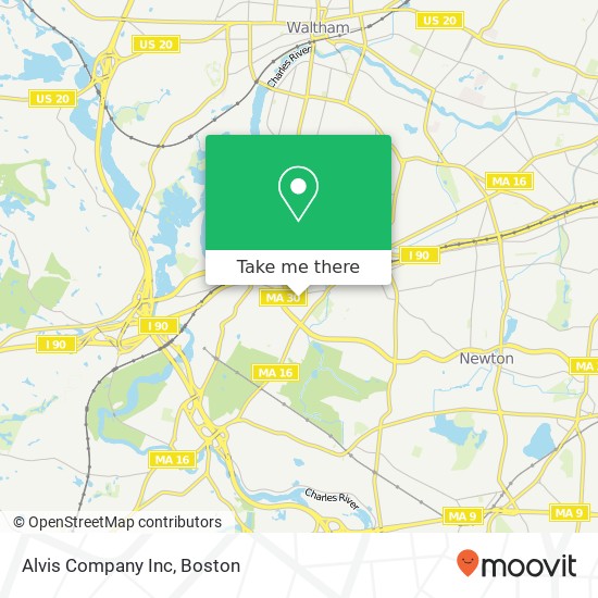 Mapa de Alvis Company Inc