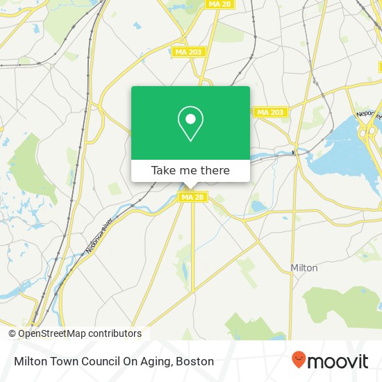 Mapa de Milton Town Council On Aging