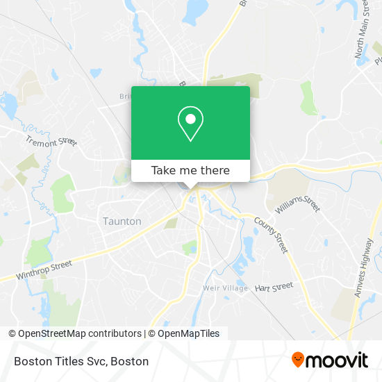Mapa de Boston Titles Svc