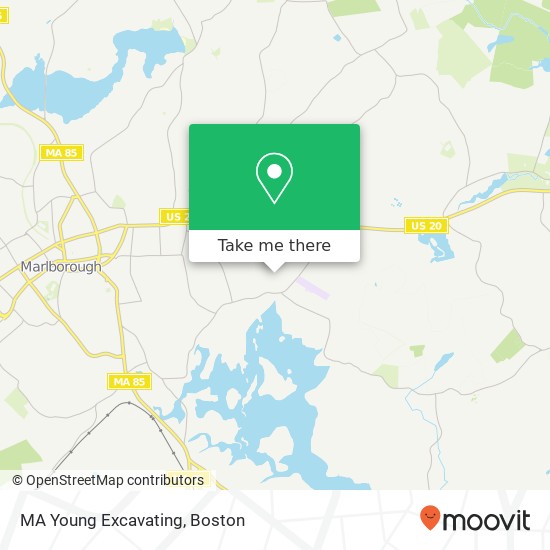 Mapa de MA Young Excavating