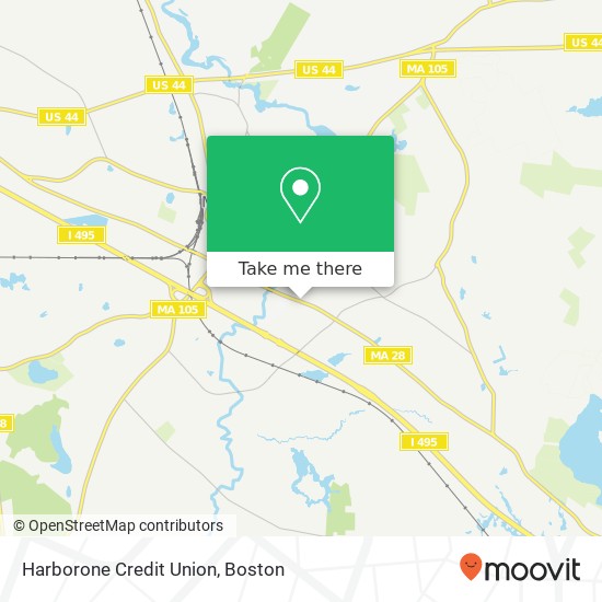 Mapa de Harborone Credit Union