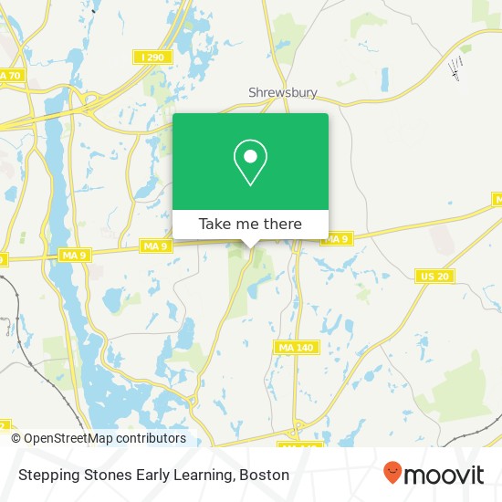 Stepping Stones Early Learning map