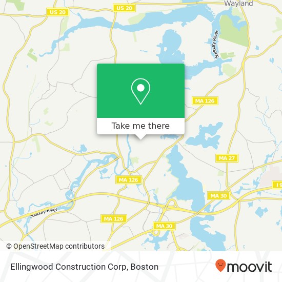 Ellingwood Construction Corp map