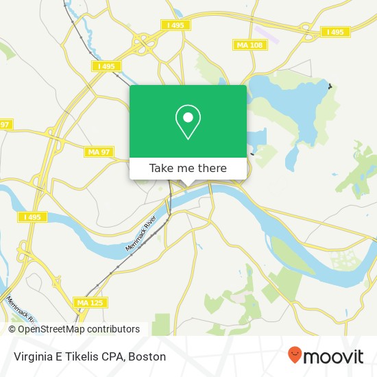 Mapa de Virginia E Tikelis CPA