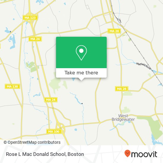 Mapa de Rose L Mac Donald School