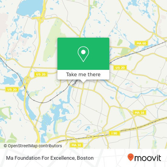 Ma Foundation For Excellence map