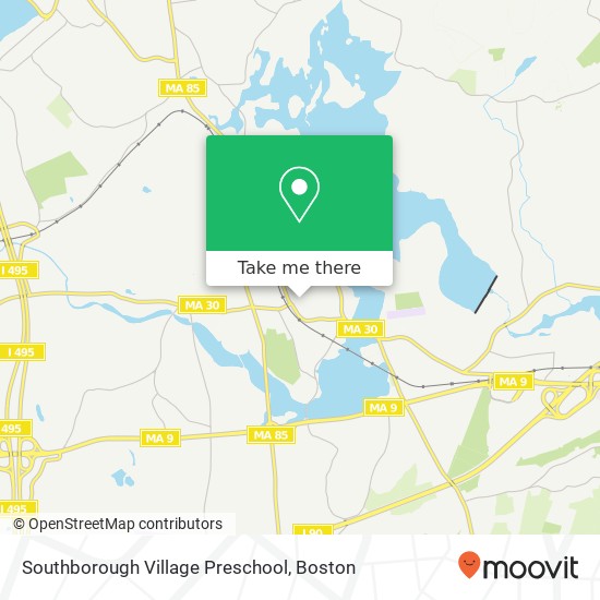 Mapa de Southborough Village Preschool