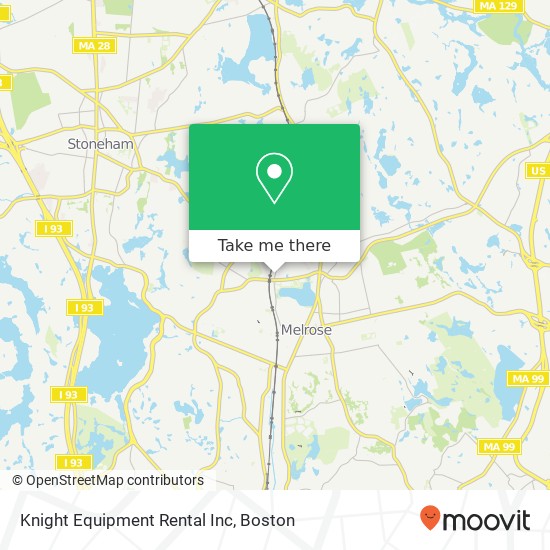 Knight Equipment Rental Inc map