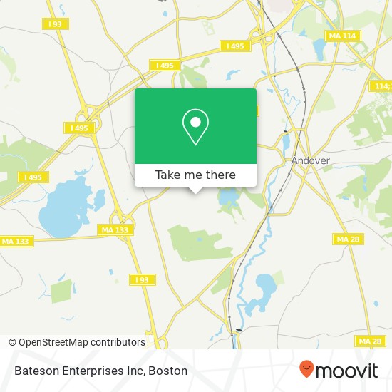Bateson Enterprises Inc map