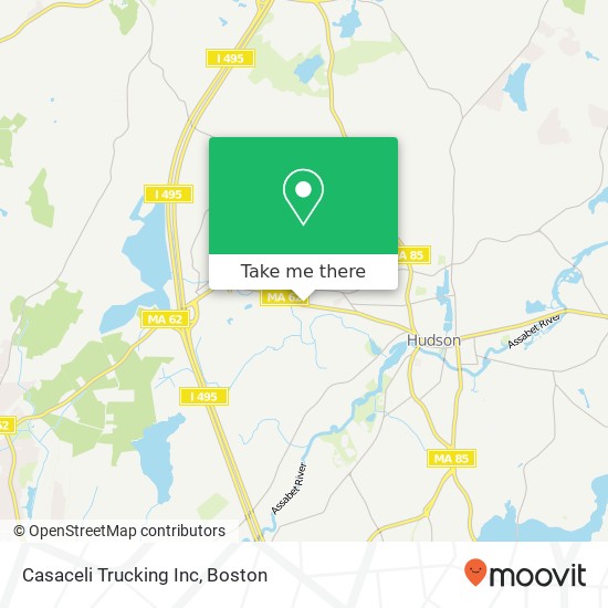 Casaceli Trucking Inc map