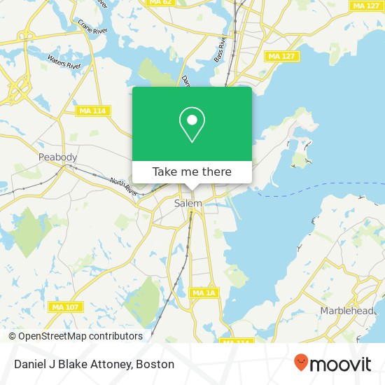 Daniel J Blake Attoney map