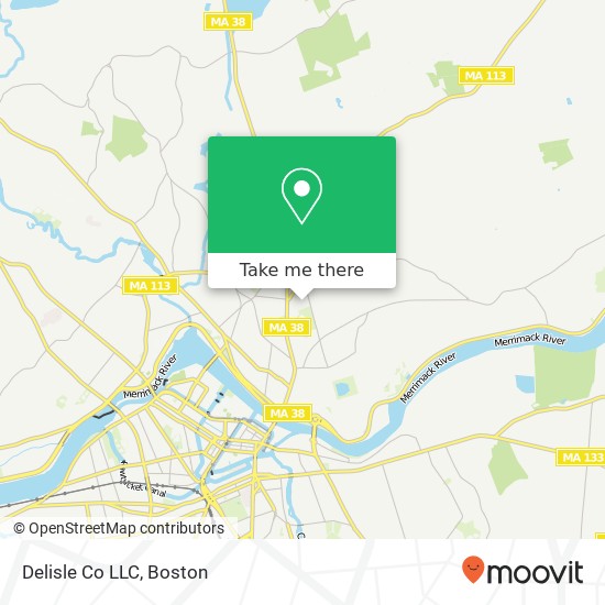Delisle Co LLC map