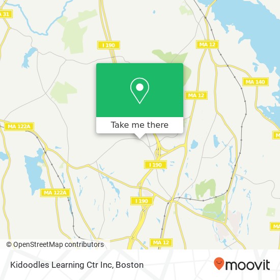 Mapa de Kidoodles Learning Ctr Inc