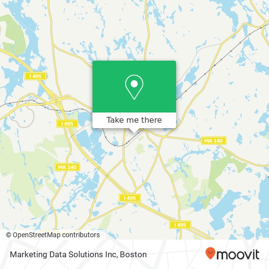 Mapa de Marketing Data Solutions Inc