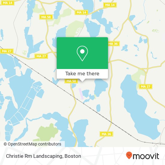 Christie Rm Landscaping map