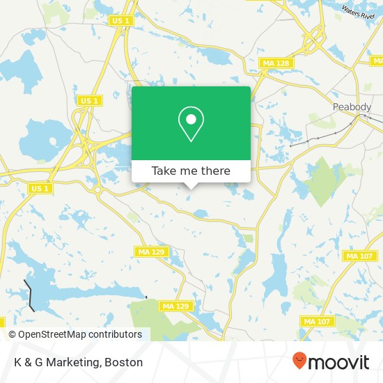 K & G Marketing map