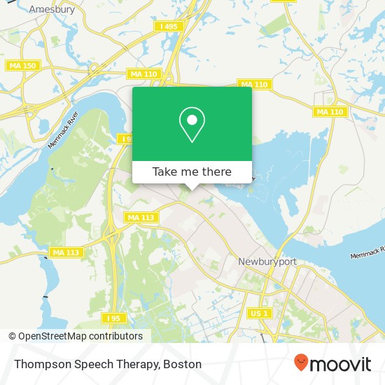 Mapa de Thompson Speech Therapy