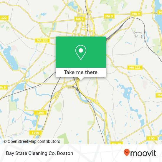 Bay State Cleaning Co map