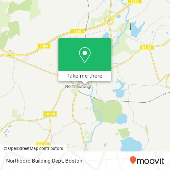 Mapa de Northboro Building Dept