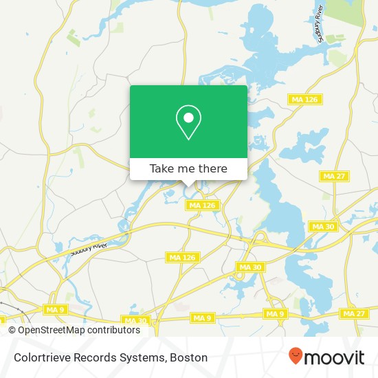 Colortrieve Records Systems map