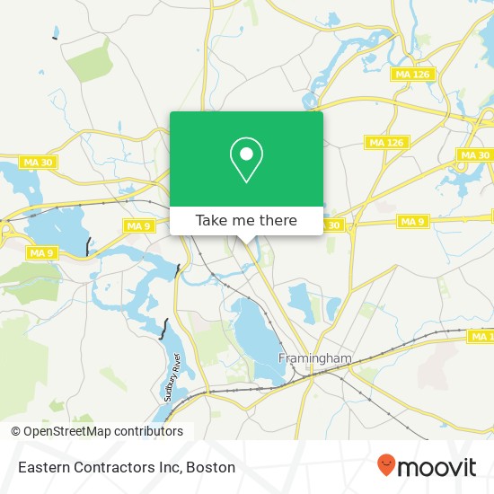 Eastern Contractors Inc map