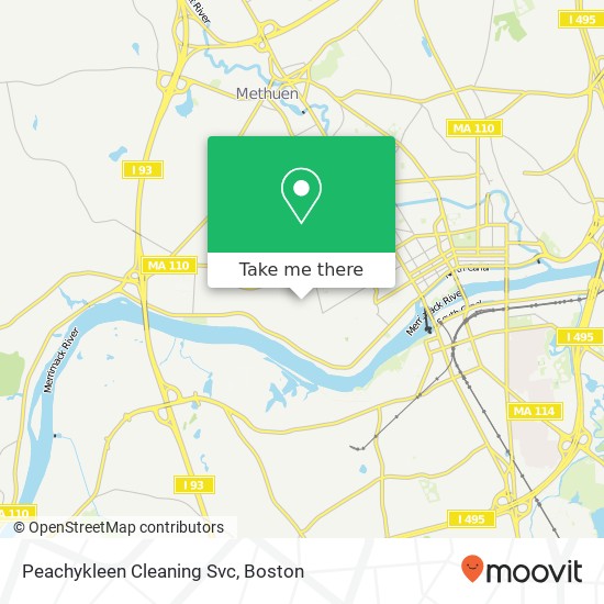 Mapa de Peachykleen Cleaning Svc