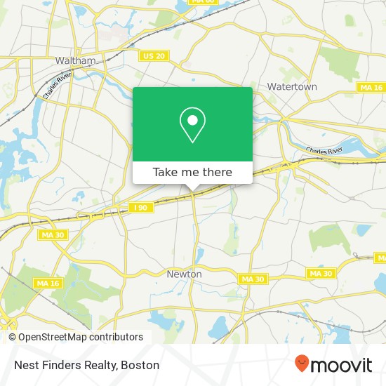 Nest Finders Realty map