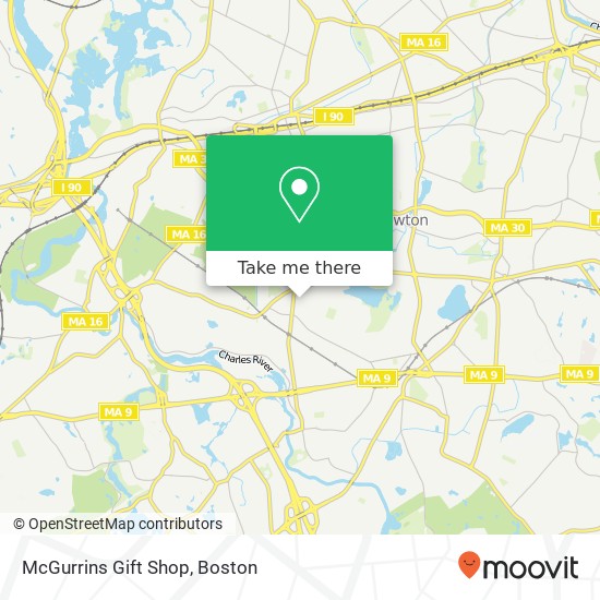 McGurrins Gift Shop map