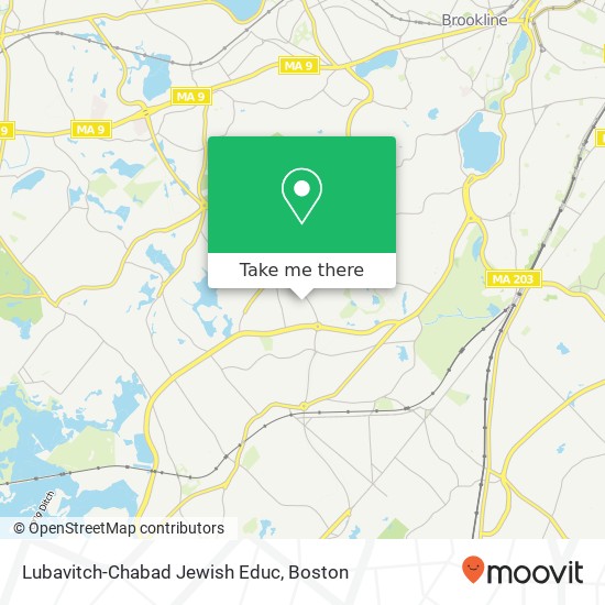 Lubavitch-Chabad Jewish Educ map