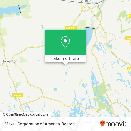 Maxell Corporation of America map