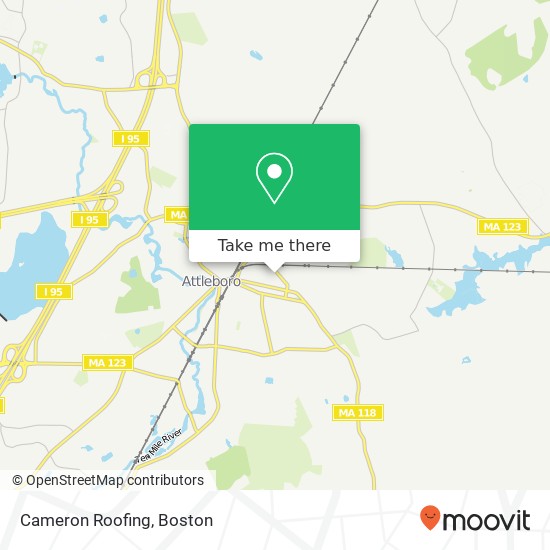 Cameron Roofing map