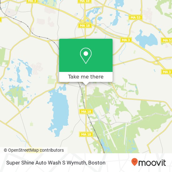 Super Shine Auto Wash S Wymuth map