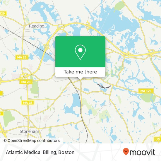 Mapa de Atlantic Medical Billing