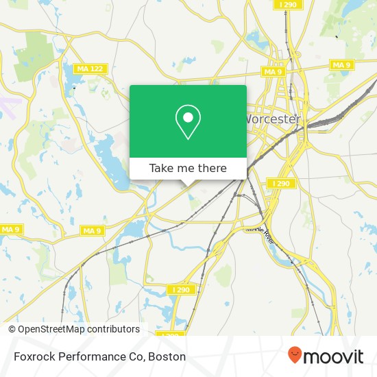 Foxrock Performance Co map
