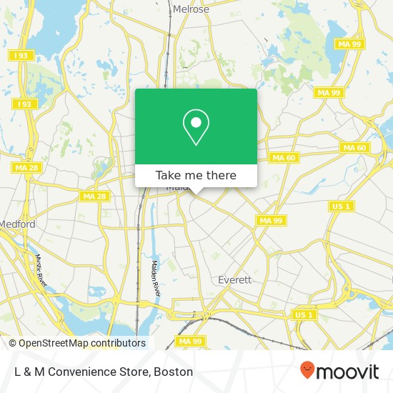 Mapa de L & M Convenience Store
