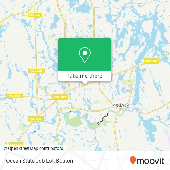 Ocean State Job Lot map