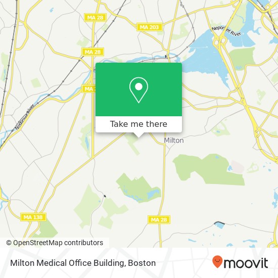 Milton Medical Office Building map