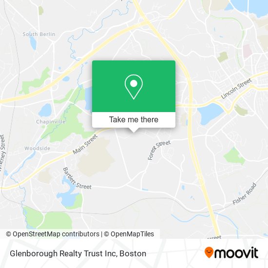 Glenborough Realty Trust Inc map